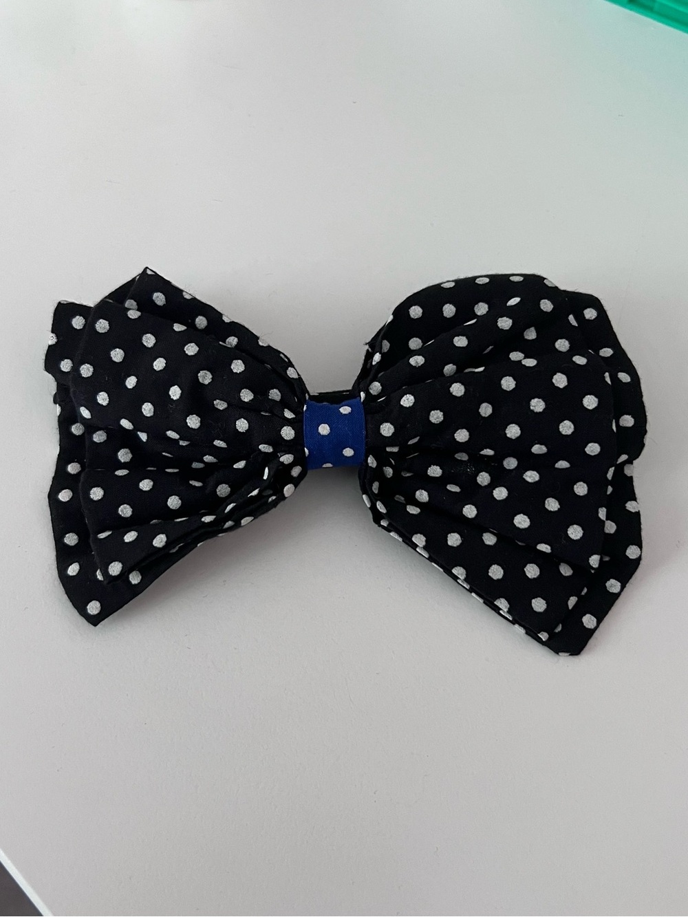 Bonjour Diary Girls Kids Black Polka Dot Bow Hair Clip
